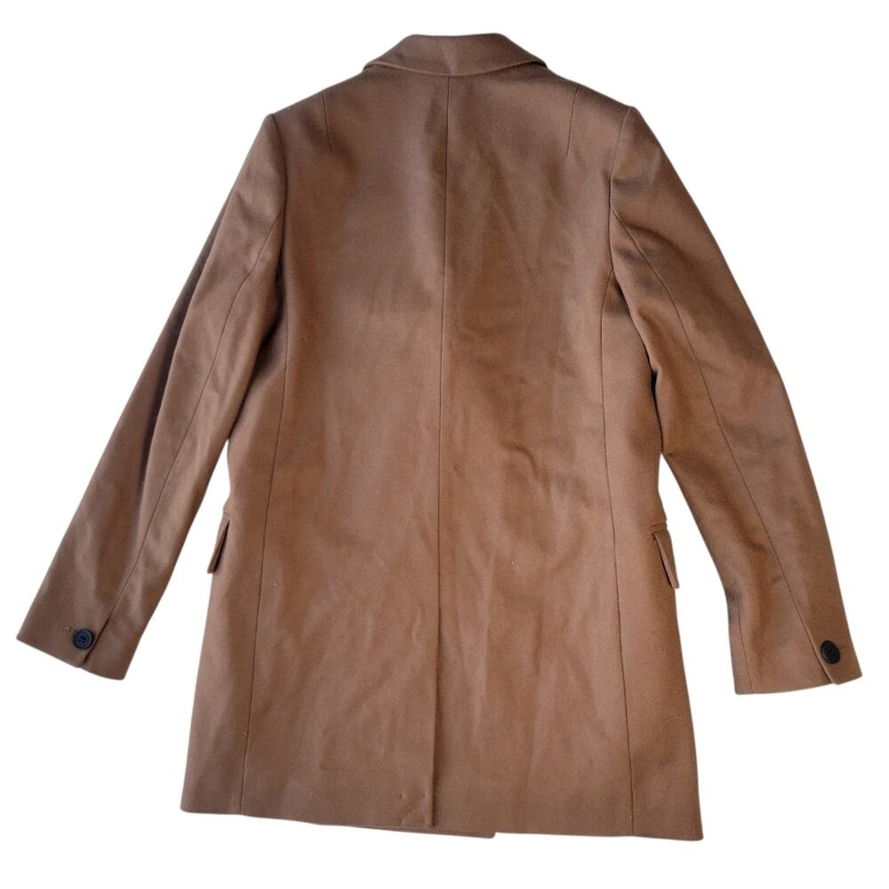 All Saints Ella Wool-Blend Blazer Conker Brown Womens Size 2 - Picture 7 of 10